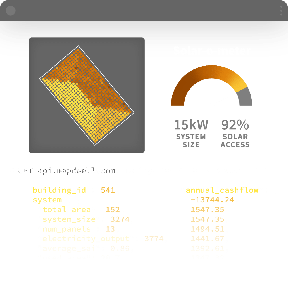 Crea tus propias aplicaciones solares usando nuestra API